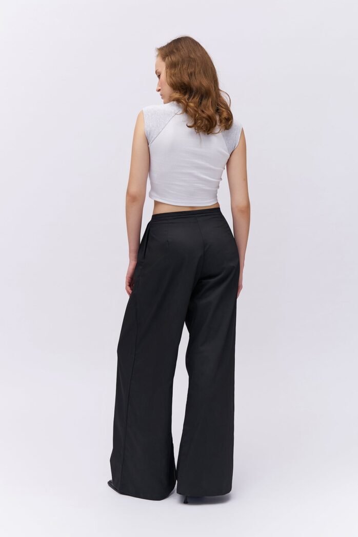 High Waist Trousers Black - Image 5