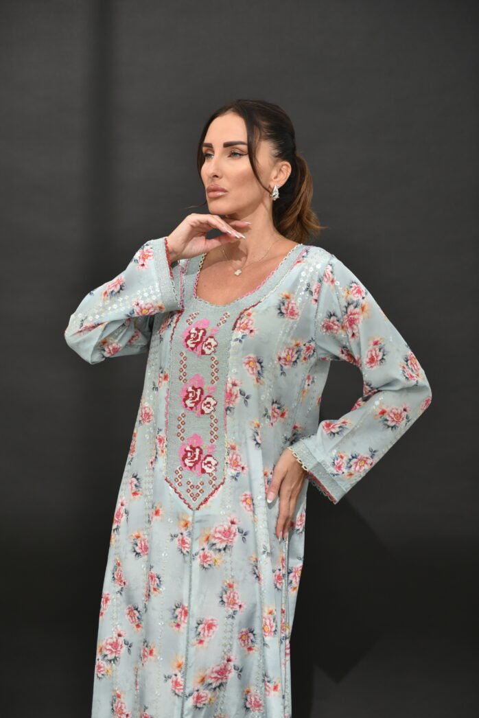 One-pieces Silk Randa Kaftan - Image 4