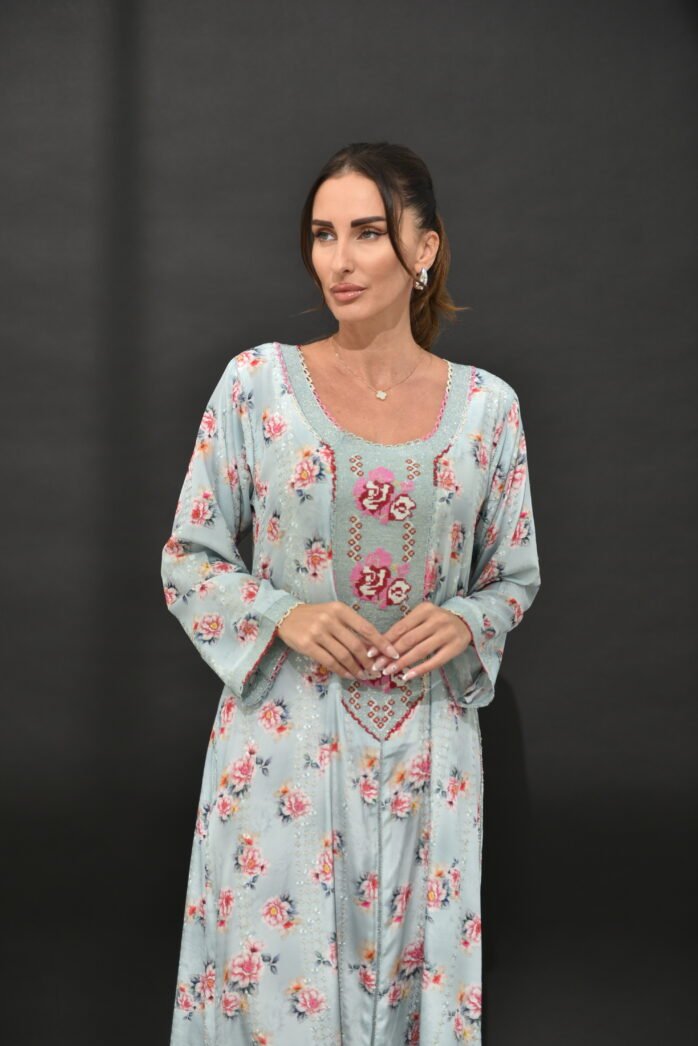 One-pieces Silk Randa Kaftan - Image 5