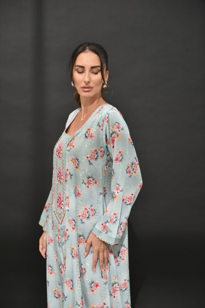 One-pieces Silk Randa Kaftan - Image 6