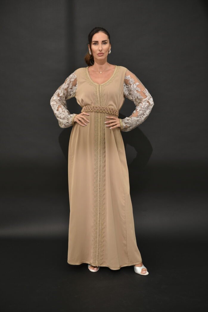 One-pieces Silk and Lace Kaftan
