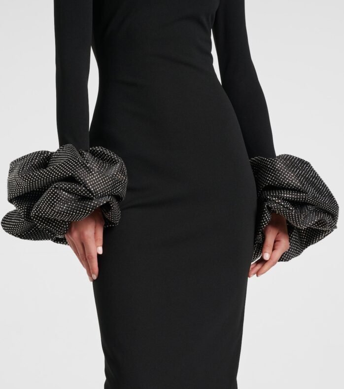 Payton maxi  dress Black - Image 5